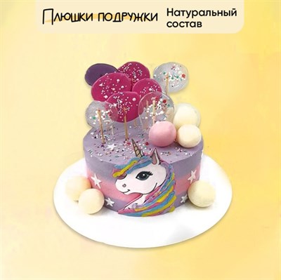 Торт подарочный Единорожка с леденцами