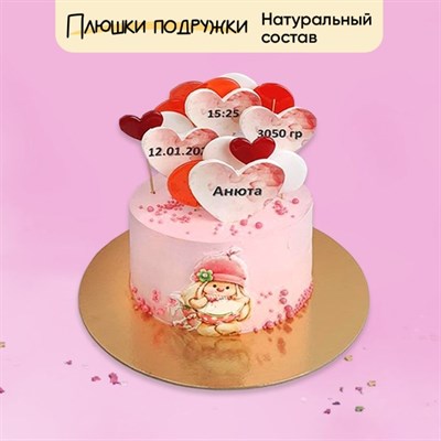 Торт подарочный На выписку girl Торт подарочный На выписку girl