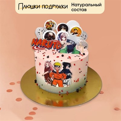 Торт подарочный Аниме черный Торт подарочный Аниме черный