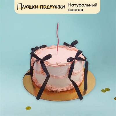 Торт Подарочный Бантики для девочки 2 кг Торт Подарочный Бантики для девочки 2 кг