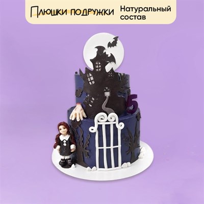 Торт подарочный с фигурками Венсдей 5 кг Торт подарочный с фигурками Венсдей 5 кг