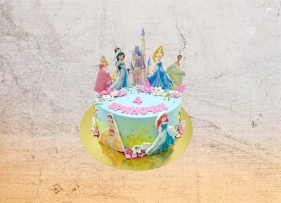 Торт Подарочный Принцессы Дисней