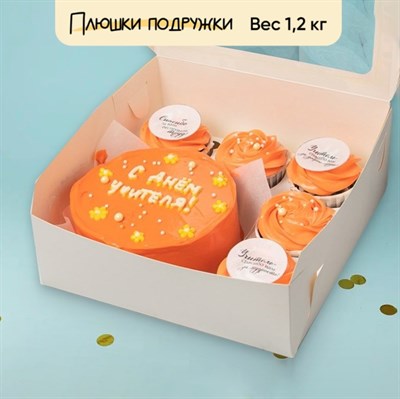 Бенто-торт и капкейки Любимому учителю Бенто-торт и капкейки Любимому учителю