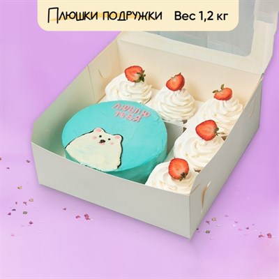 Бенто-торт и капкейки Люблю тебя Бенто-торт и капкейки Люблю тебя