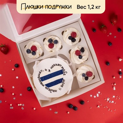 Бенто-торт с капкейками Надень тельняшку Бенто-торт с капкейками Надень тельняшку