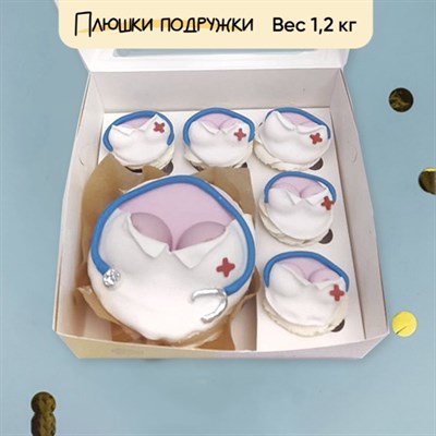 Бенто-торт и капкейки Медсестра Бенто-торт и капкейки Медсестра