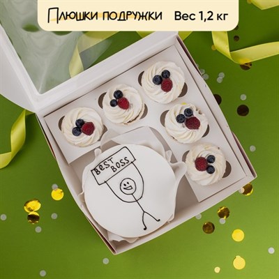 Бенто-торт с капкейками Best Boss Бенто-торт с капкейками Best Boss