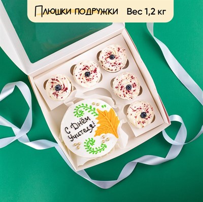 Бенто-торт с капкейками С Днем Учителя №2 Бенто-торт с капкейками С Днем Учителя №2