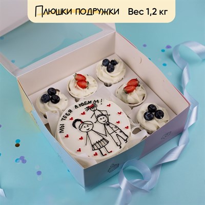 Бенто-торт с капкейками Семья Бенто-торт с капкейками Семья