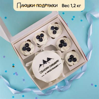 Бенто-торт с капкейками Самому сильному и надежному