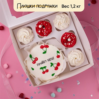 Бенто-торт и капкейки Привет лето! Бенто-торт и капкейки Привет лето!