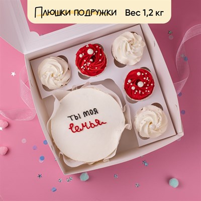 Бенто-торт и капкейки Ты моя семья Бенто-торт и капкейки Ты моя семья