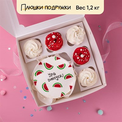 Бенто-торт и капкейки Ура отпуск! Бенто-торт и капкейки Ура отпуск!