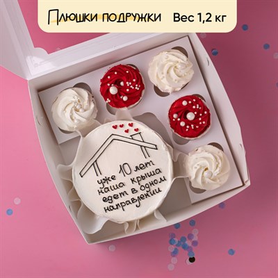 Бенто-торт и капкейки Наша Крыша Бенто-торт и капкейки Наша Крыша
