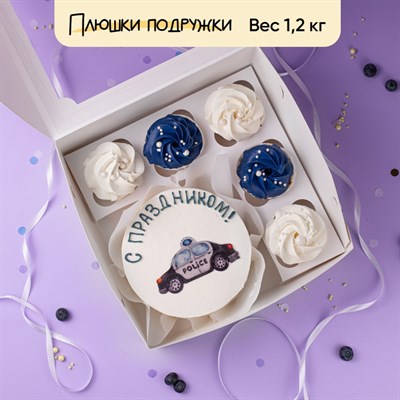 Бенто-торт и капкейки Полиция Бенто-торт и капкейки Полиция