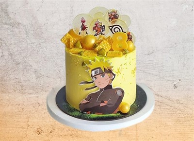 Торт Подарочный Аниме желтый