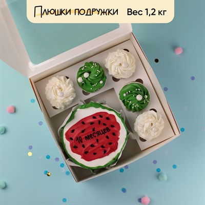 Бенто-торт и капкейки малышу Арбуз Бенто-торт и капкейки малышу Арбуз