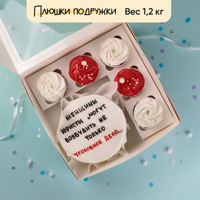 Бенто-торт и капкейки юристу "Женщины Юристы" Бенто-торт и капкейки юристу "Женщины Юристы"