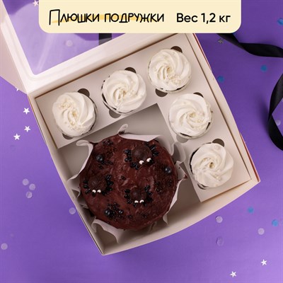 Бенто-торт и капкейки на хеллоуин Восемь Ног Радости