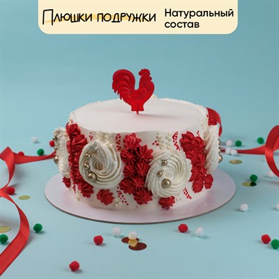 Торт в русском стиле Алый Петушок