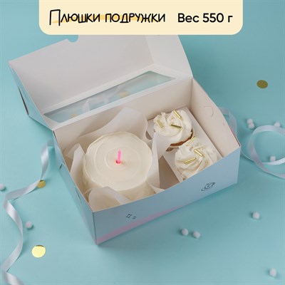 Бенто-торт мини и капкейки "Свеча"