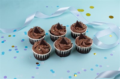 Капкейки шоколадные, 6шт