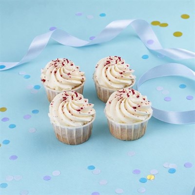 Капкейки малина, 4 шт