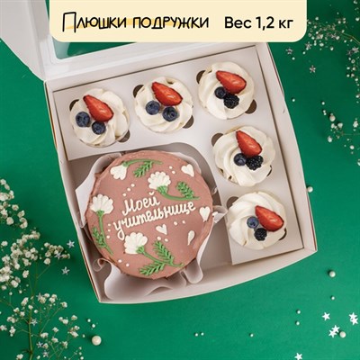 Бенто-торт с капкейками Моей Учительнице