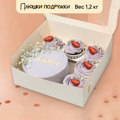 Бенто-торт и капкейки Мамочке