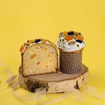 Кулич на опаре Традиционный Время Пасхи маленький - фото 103290