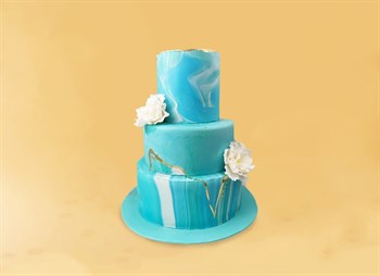 Свадебный торт Океан любви - фото 12373