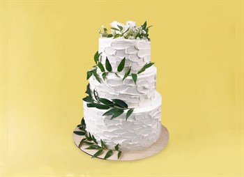 Свадебный торт Рустик с фисташкой - фото 12416