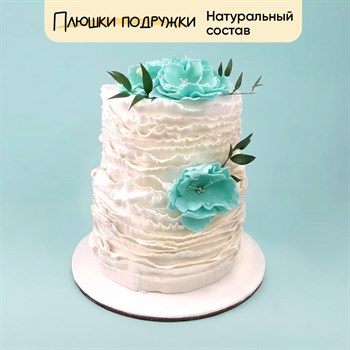 Свадебный торт Бирюзовый поцелуй - фото 131430