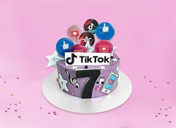 Торт подарочный Звезда тик-ток - фото 13189