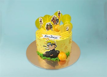 Торт Подарочный Аниме желтый - фото 13213