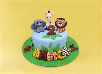 Торт подарочный Львёнок и его друзья - фото 13335