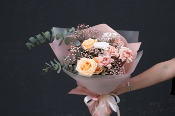 Букет цветов Капучино - фото 13704