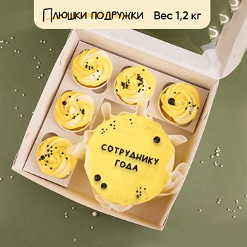 Бенто-торт и капкейки Для сотрудника! - фото 142030