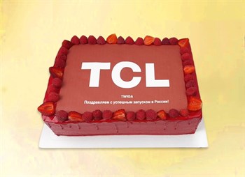 Торт корпоративный  с логотипом №1, 7 кг - фото 14481