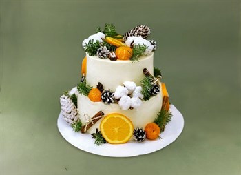 Торт корпоративный Новогодний №7, 6 кг - фото 14668
