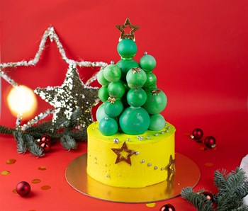 Торт подарочный Елка со звездами - фото 14986