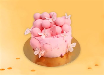 Торт Подарочный Розовое чудо для девочки 2 кг - фото 15651