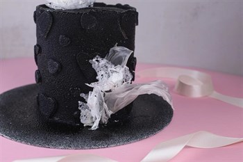 Торт Подарочный Безусловная любовь в черном №2 2кг - фото 15924