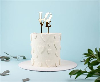 Торт Подарочный Безусловная любовь в молочном 2кг - фото 15932