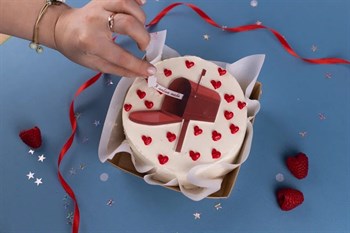 Бенто-торт Почтовое послание с вашей надписью - фото 16209