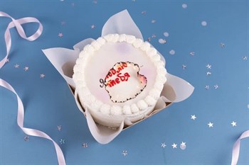 Бенто-торт Огонь с вашей надписью - фото 16213