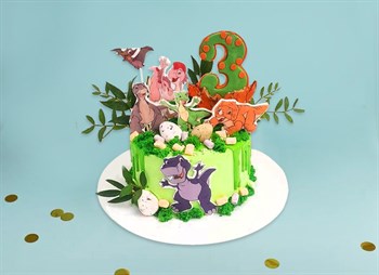 Торт Подарочный Мир Динозавров 2кг - фото 16287