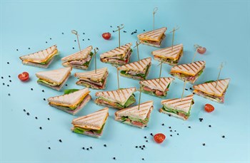 Сет сендвичи-мини ассорти 16шт - фото 17066