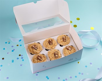 Капкейки сникерс, 6шт - фото 46532