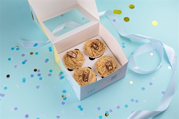 Капкейки сникерс,  4 шт - фото 47154